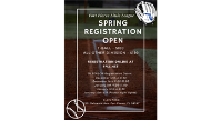 2024 Spring in person registration dates.